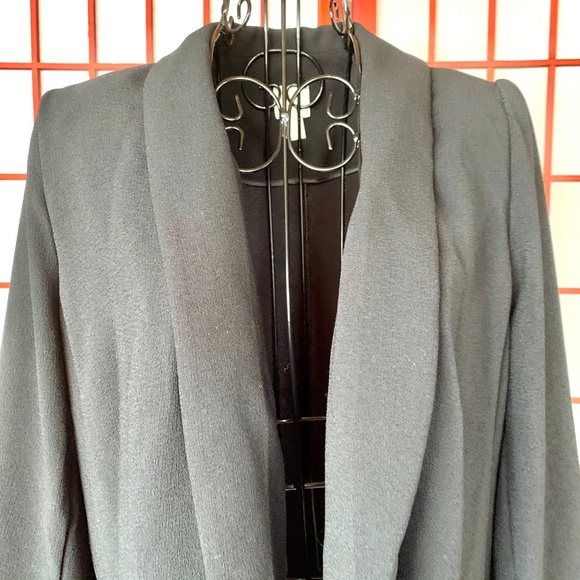 Lauren Conrad Casual Open-Front Black Blazer - Picture 2 of 6